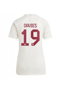 Bayern Munich Alphonso Davies #19 Jalkapallovaatteet Naisten Kolmaspaita 2023-24 Lyhythihainen